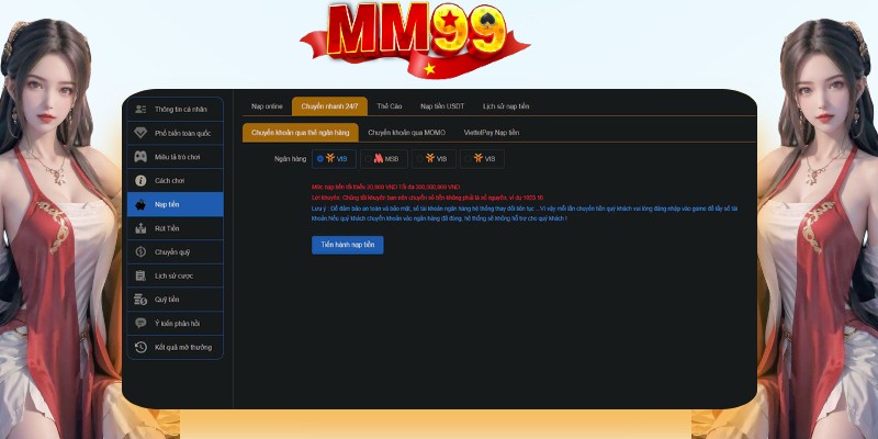 Nạp Tiền MM99 | Thao Tác Đơn Giản Hoàn Tất Trong 3 Phút - eagle96.lol