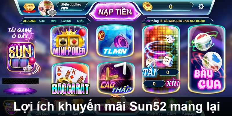 Khuyến Mãi Sun52 - Cấp Vốn Cược Miễn Phí Cho Game Thủ - eagle96.lol Khuyến Mãi Sun52 - Cấp Vốn Cược Miễn Phí Cho Game Thủ - eagle96.lol
